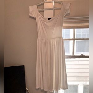 ASOS white off the shoulder dress
